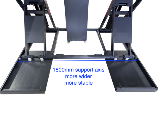 3.5T Portable Mid-Rise Scissor Car Hoist Lift SS335