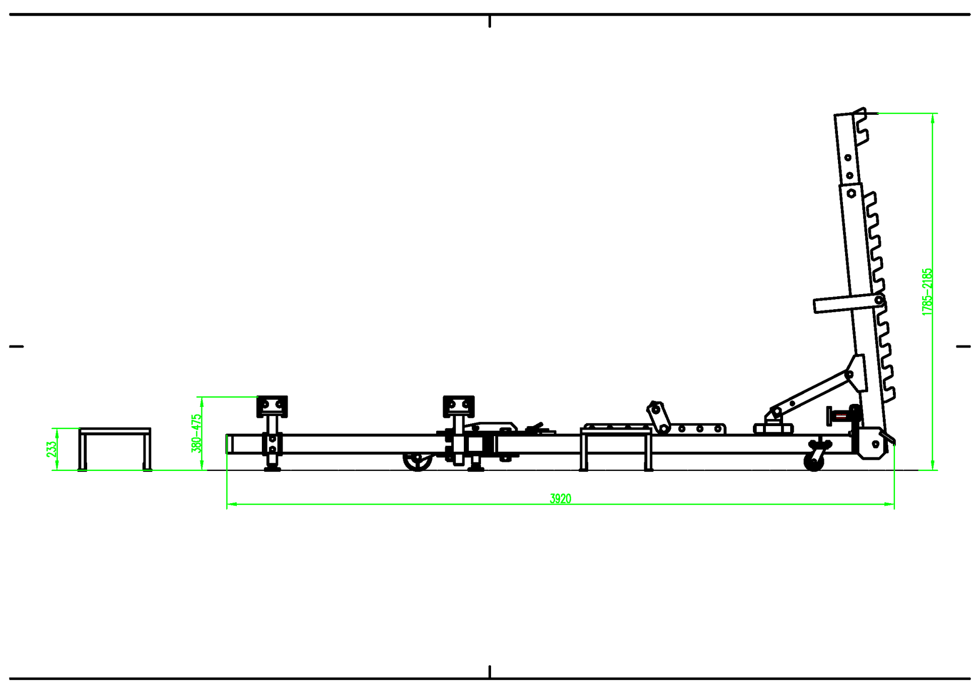 Portable Frame Straightener Machine RS700