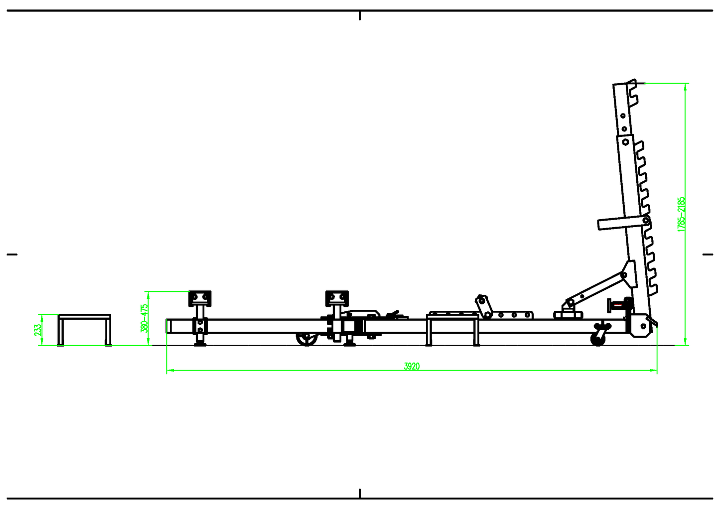 Portable Frame Straightener Machine RS700
