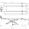 Pneumatic motorcycle car hoist lift table ML105W