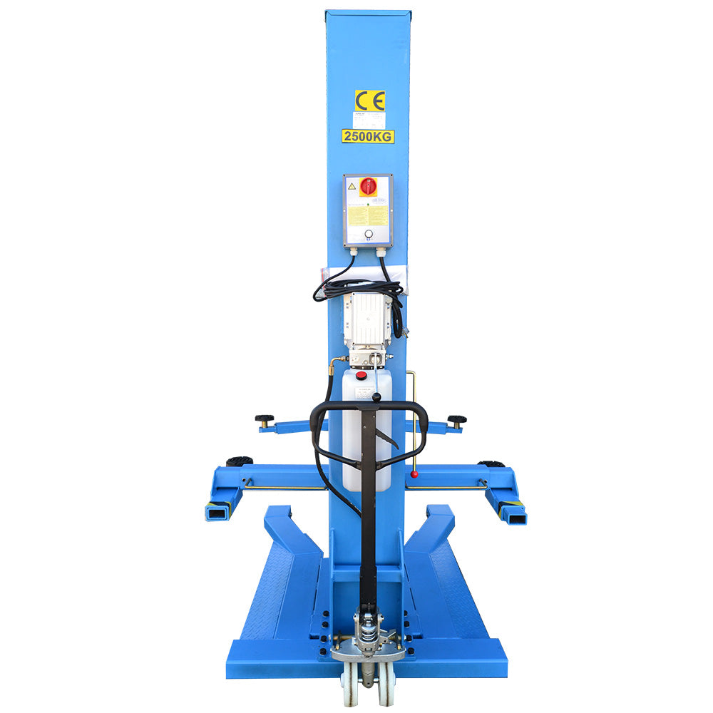 Single post car hoist AAE-SP130m