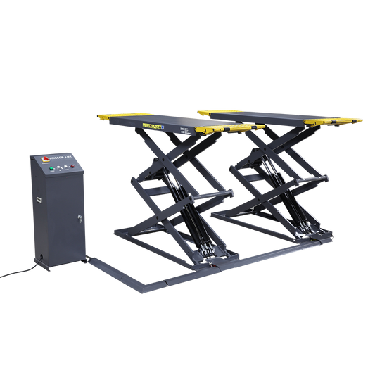 3.5T Low profile scissor car hoist lift MS235
