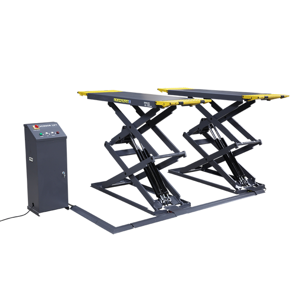 3.5T Low profile scissor car hoist lift MS235