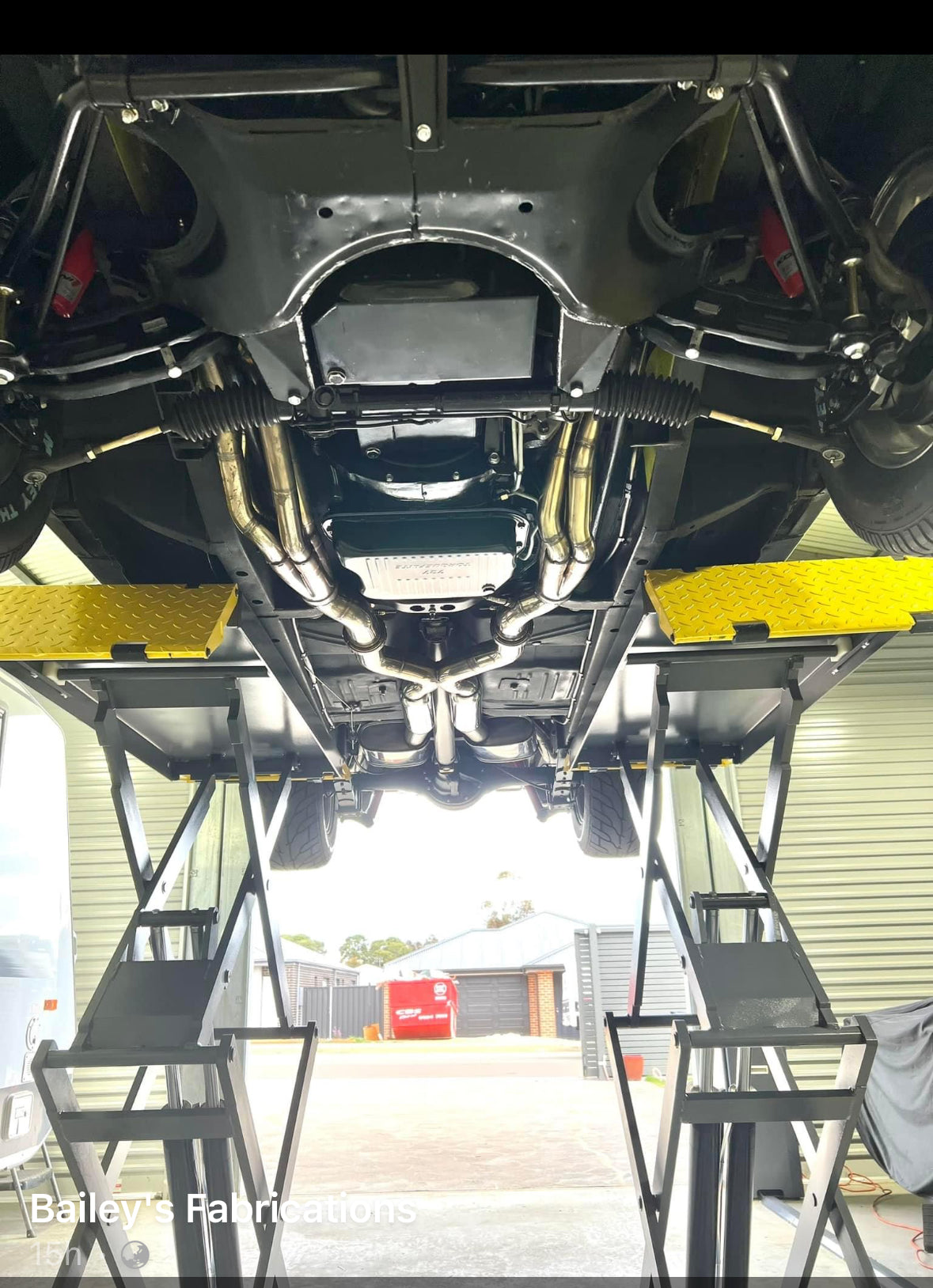 3.5T Low profile scissor car hoist lift MS235