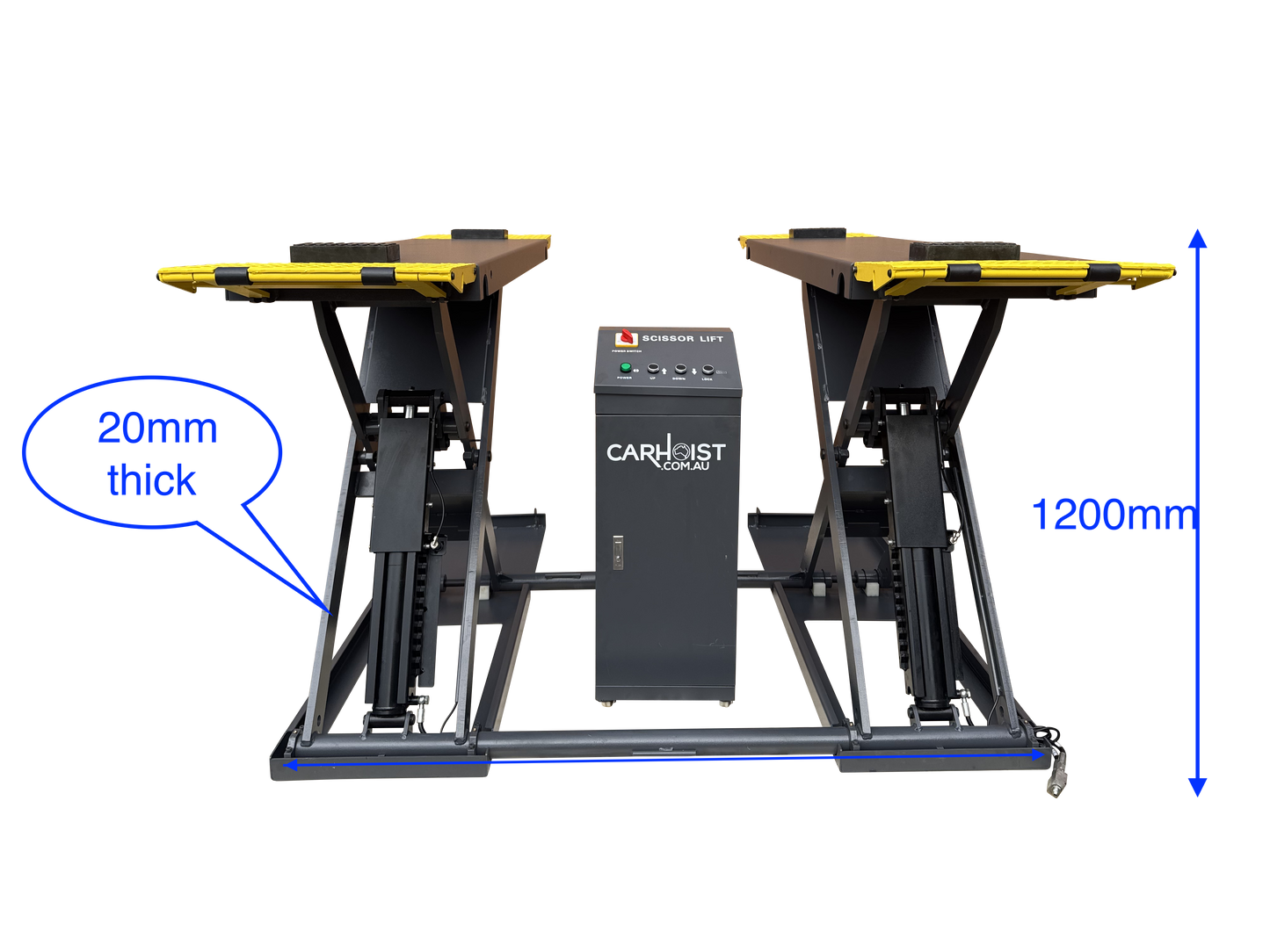 3.5T Portable Mid-Rise Scissor Car Hoist Lift SS335