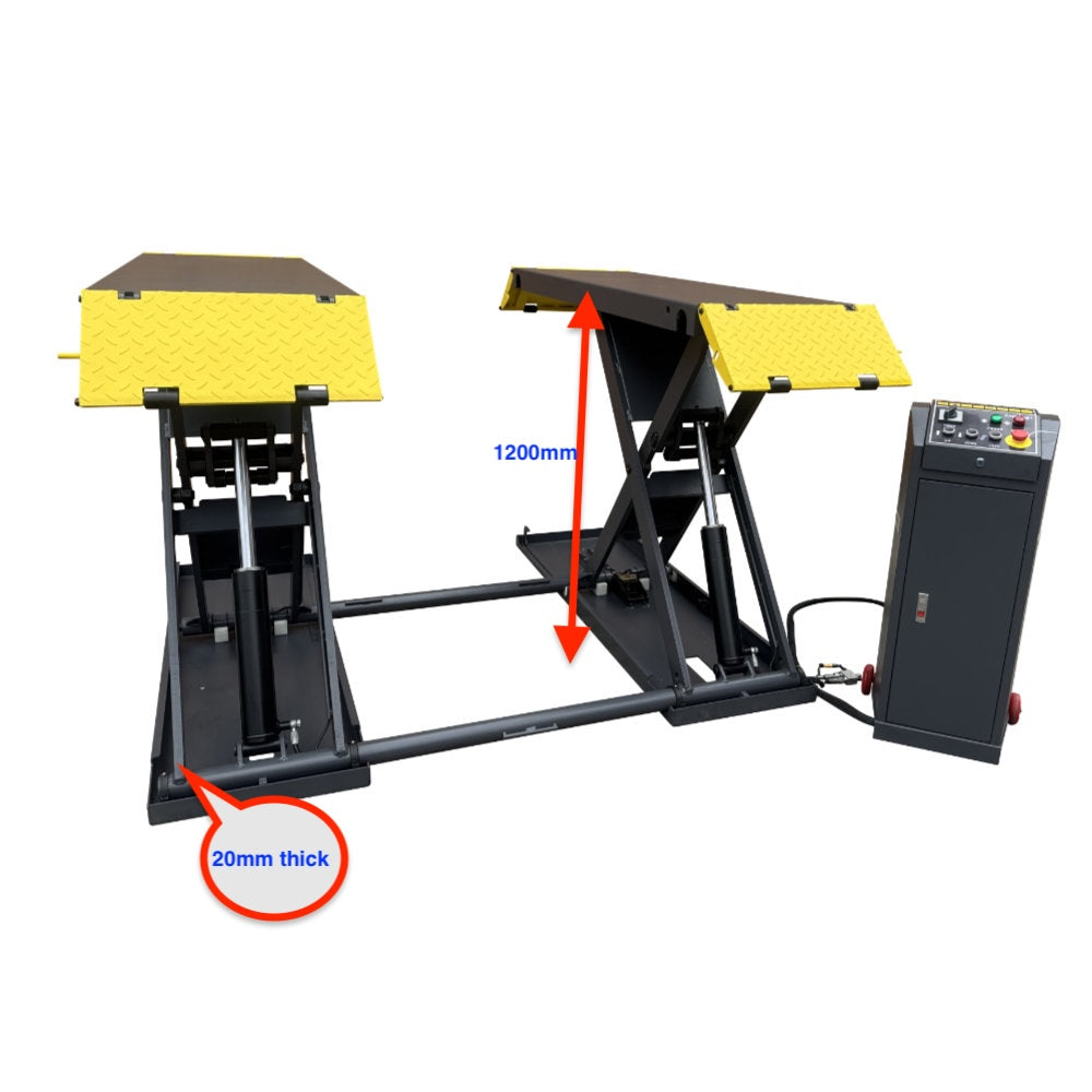 3.5T Portable Mid-Rise Scissor Car Hoist Lift SS335