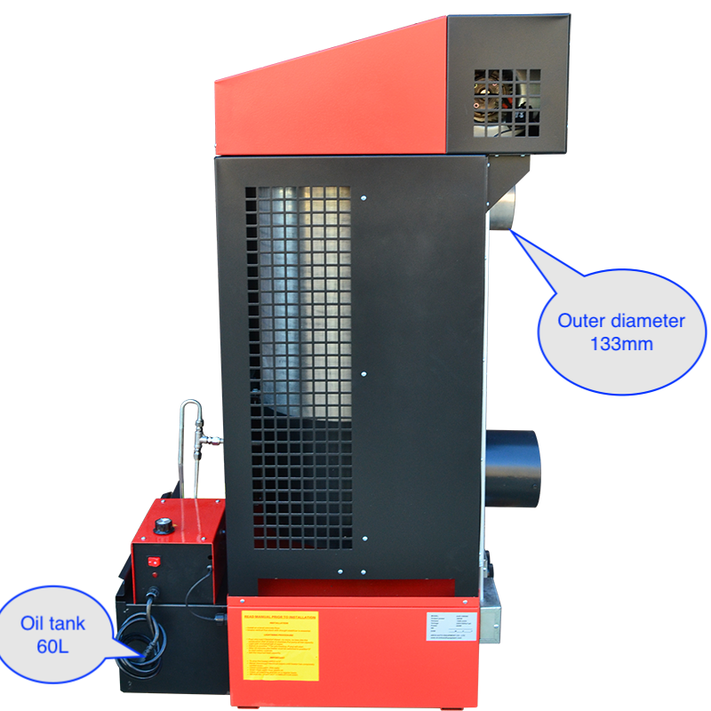 Waste oil heater OB500