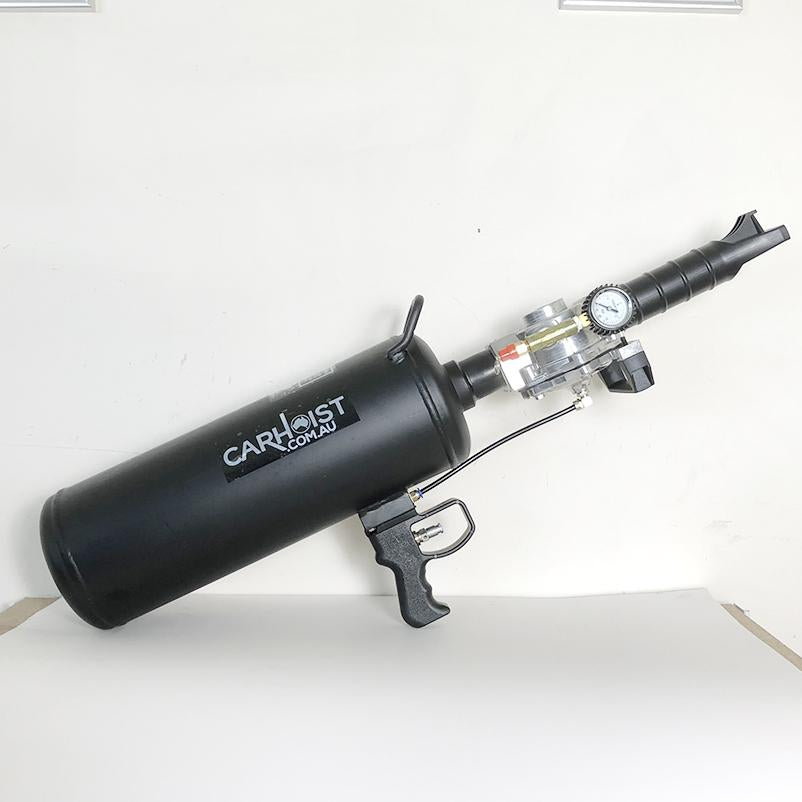Bead air blaster tank