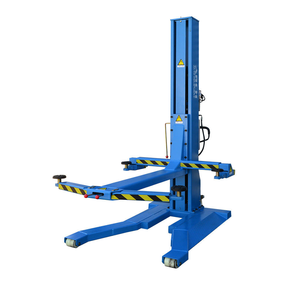 Single post car hoist