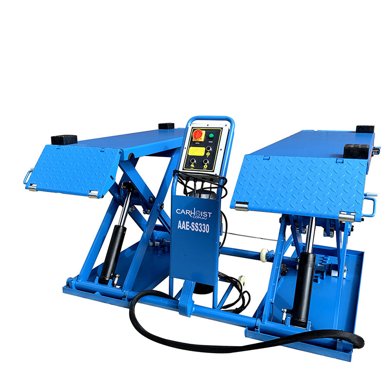 3T Portable Mid-Rise Scissor Car Hoist Lift SS330