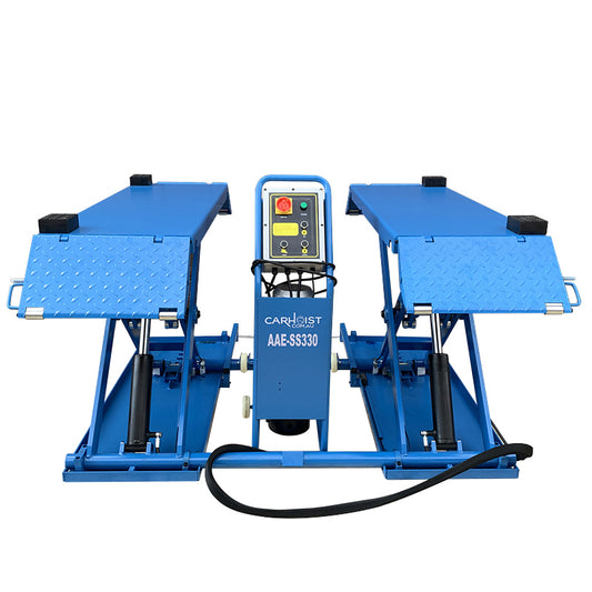3T Portable Mid-Rise Scissor Car Hoist Lift SS330