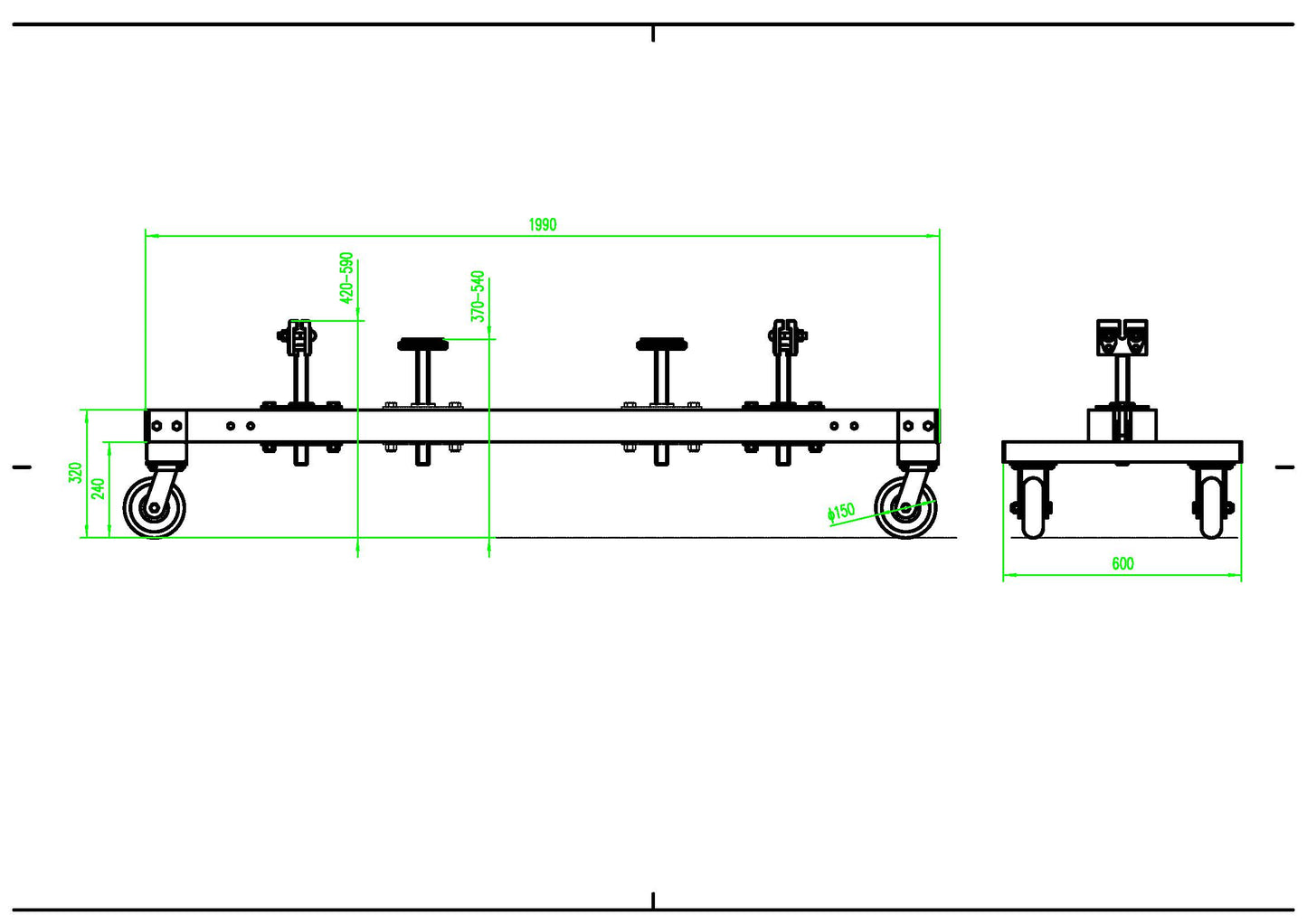 Chassis Dolly M4001